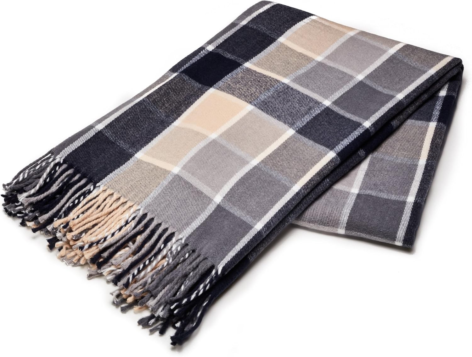 Arus Tartan Plaid Acrylic Throw Blanket