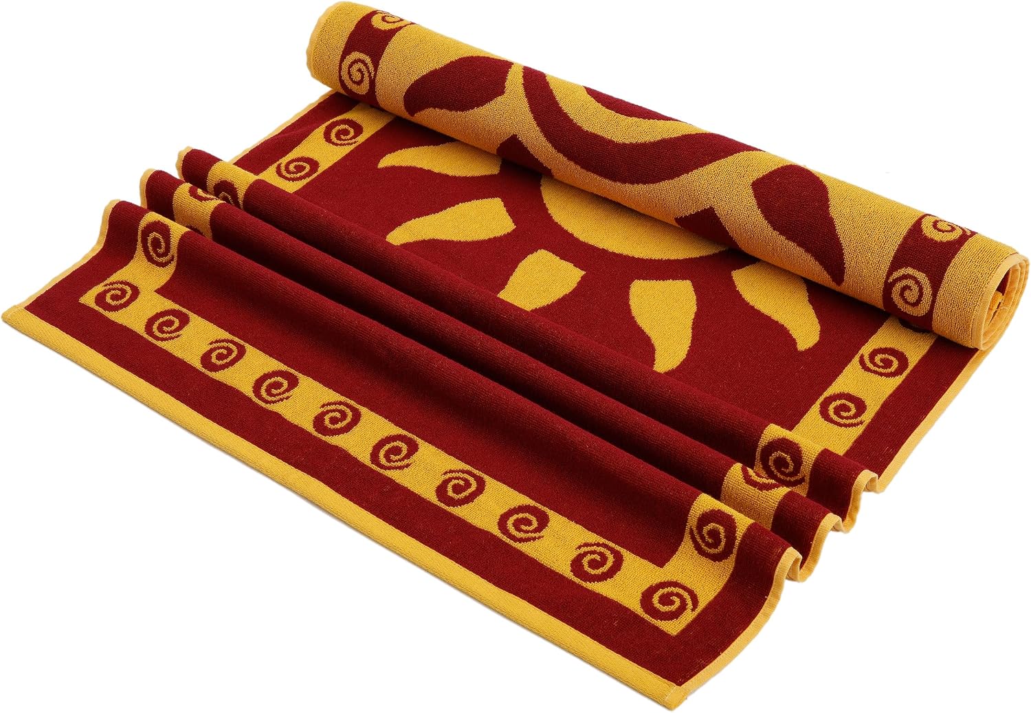 Arus Jacquard Woven Turkish Cotton Beach Towel