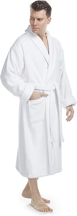 Arus Men's Turkish Cotton Bathrobe