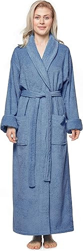 arus-women-s-long-style-full-length-thick-shawl-collar-turkish-bathrobe-blue-gray