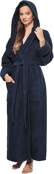 arus-women-s-organic-certified-cotton-hooded-full-length-turkish-bathrobe-marine